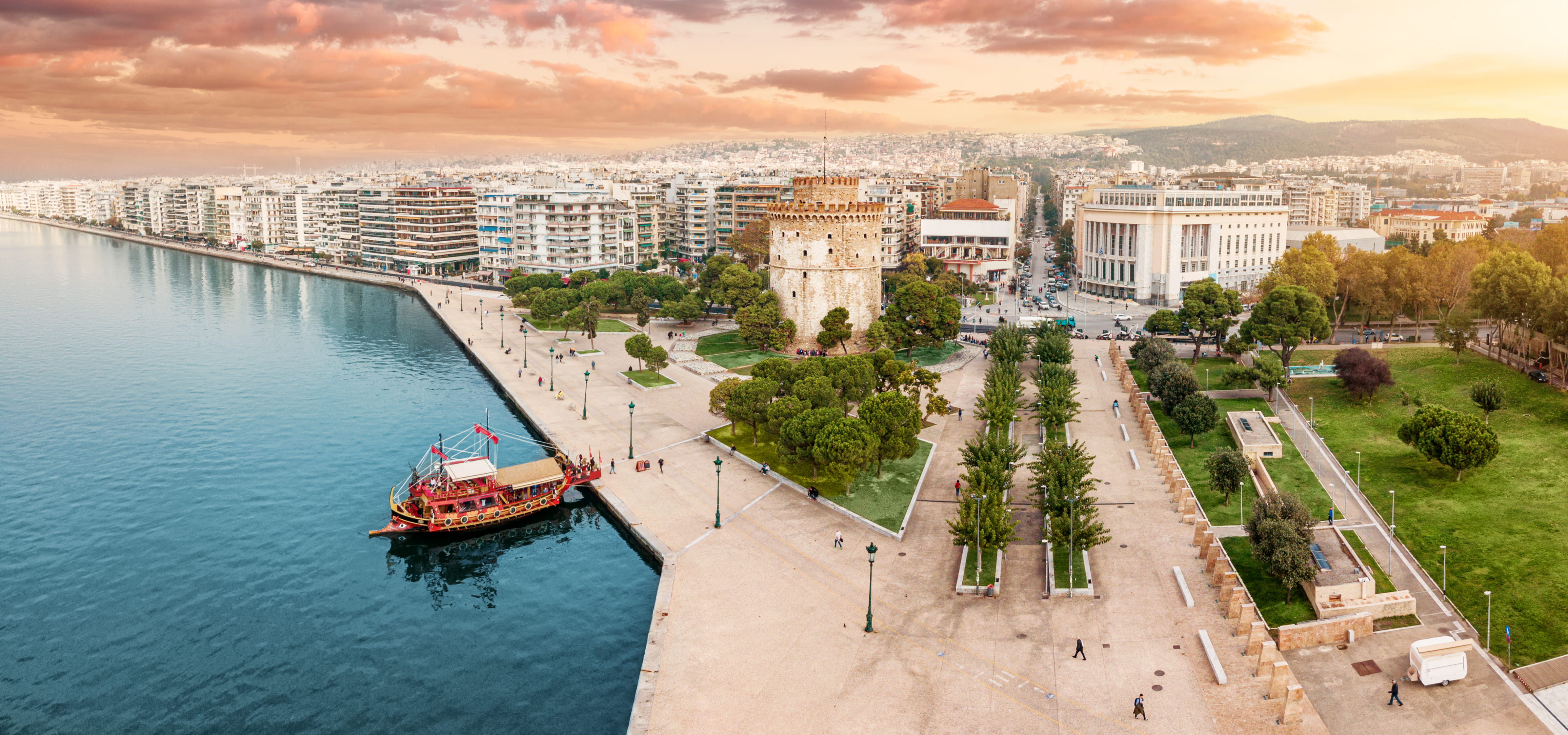 Thessaloniki waterfront and White Tower