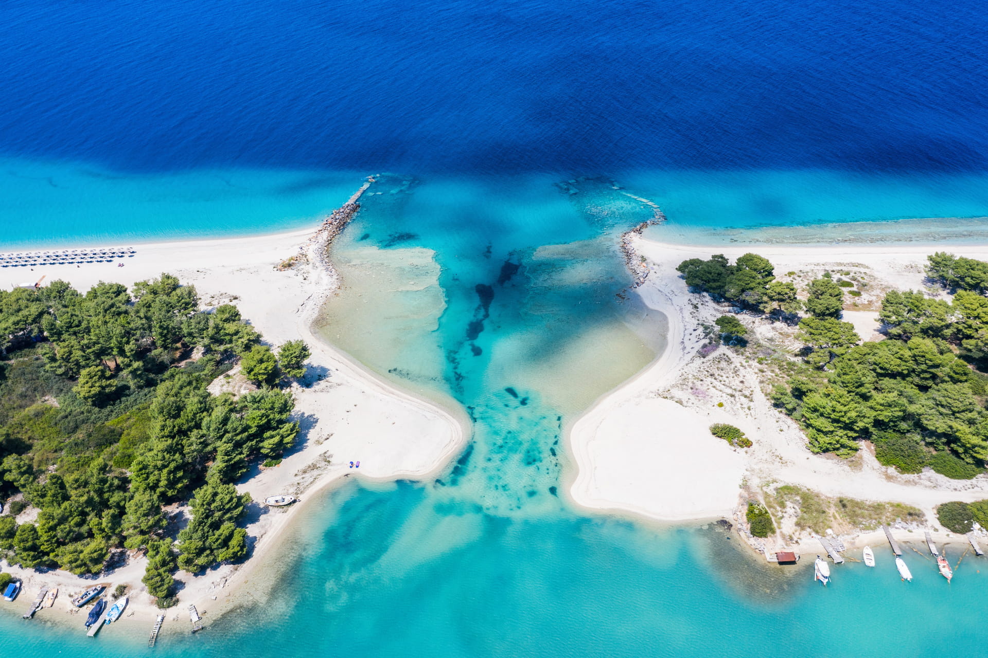Halkidiki coastline near Thessaloniki